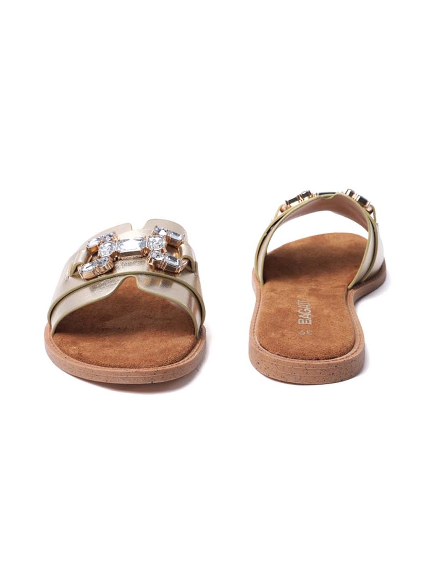 BAGATT Women's Goldeny Golden Casual Sandals