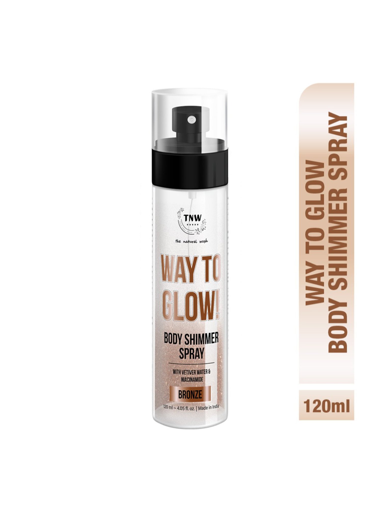 TNW-The Natural Wash Way To Glow! Body Shimmer Spray Bronze - 120 ml