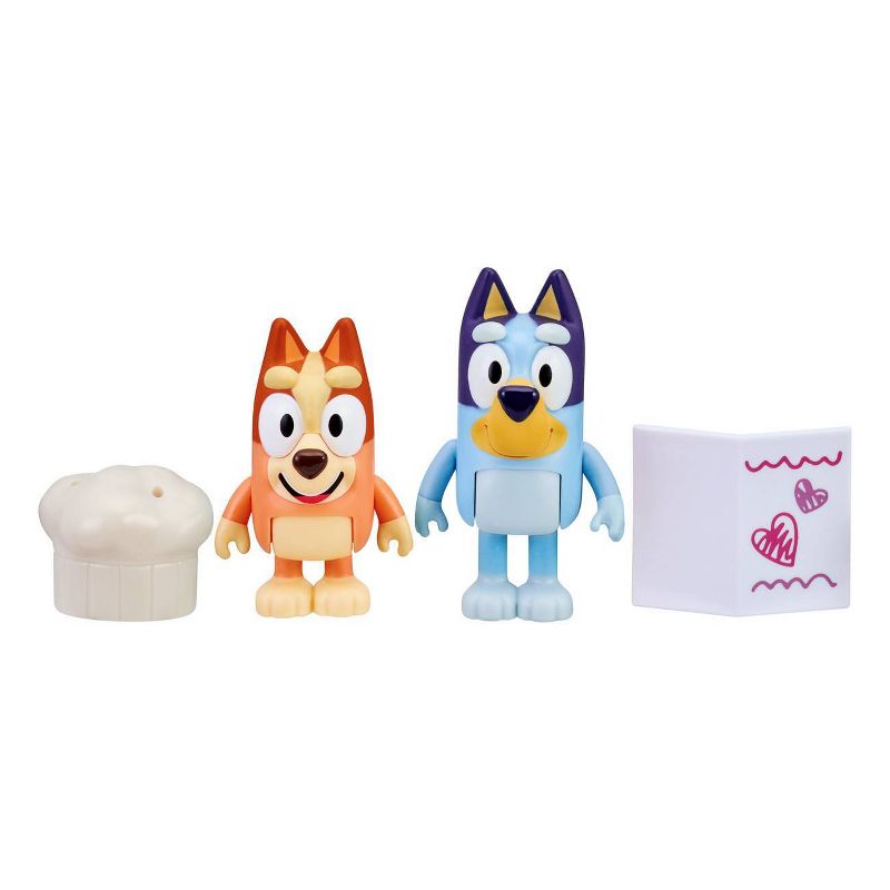 Bluey Fancy Restaurant Figures - 2pk