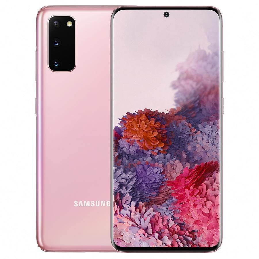 Samsung Galaxy S20 5G Snapdragon 865+ 128GB 12GB RAM SM-G981U Unlocked (GSM only | No CDMA) Cloud Pink