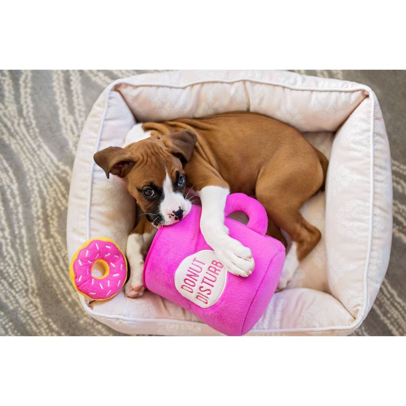 ZippyPaws Burrow Coffee and Donutz Dog Toy