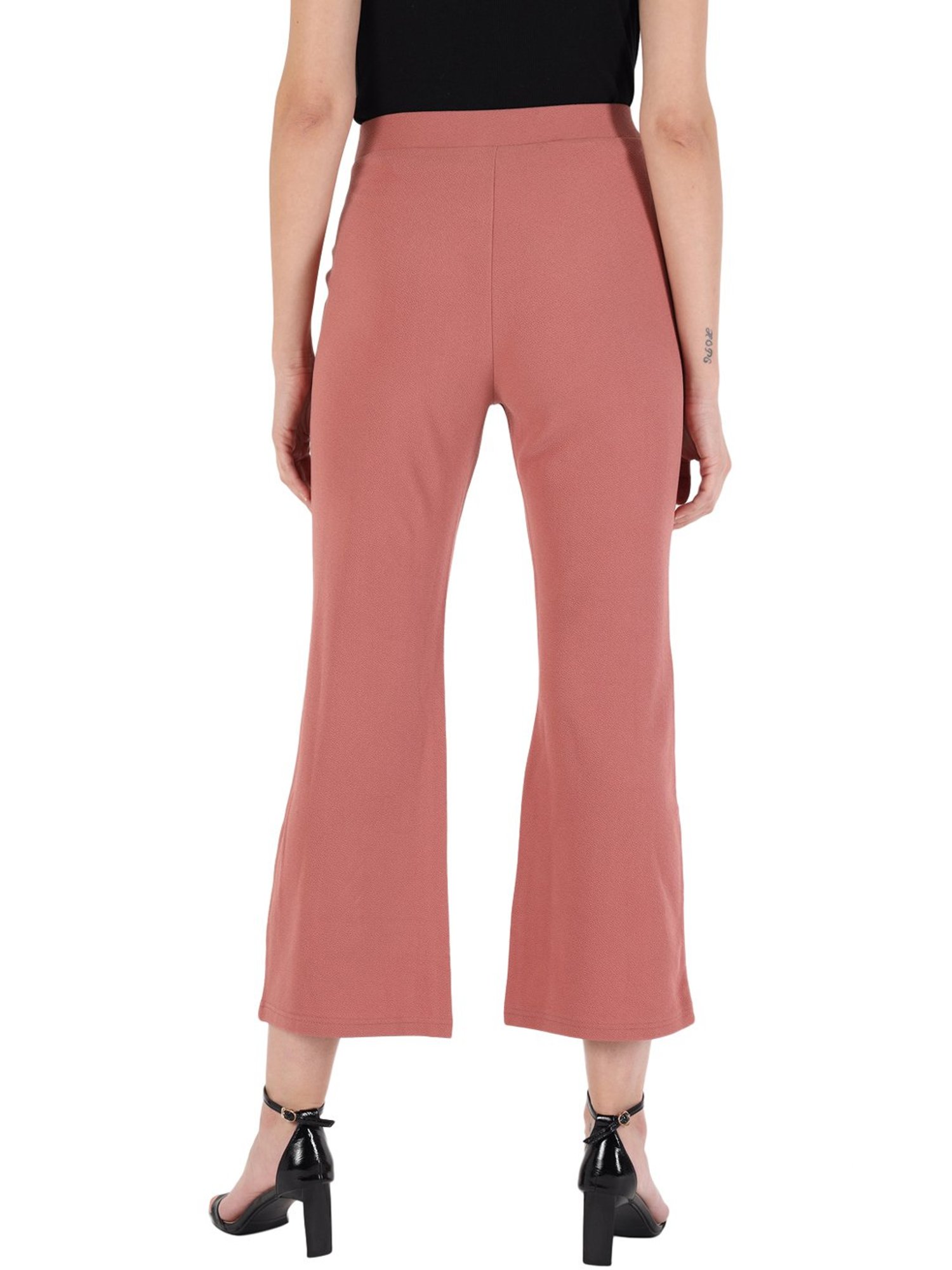 Trend Arrest Pink Bootcut Pants