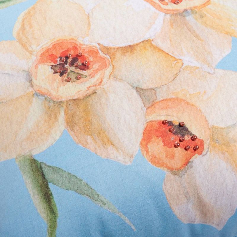 17"x17" Spring Daffodils Square Throw Pillow - Sure Fit