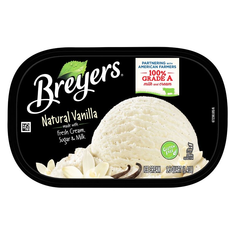 Breyers Original Ice Cream Natural Vanilla - 48oz