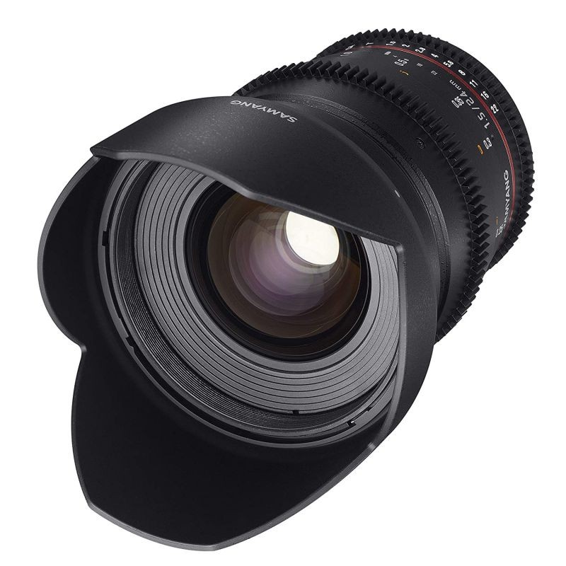 Samyang SYDS24M-NEX VDSLR II 24mm T1.5 Wide-Angle Cine Lens for Sony Alpha E-Mount Cameras (FE)