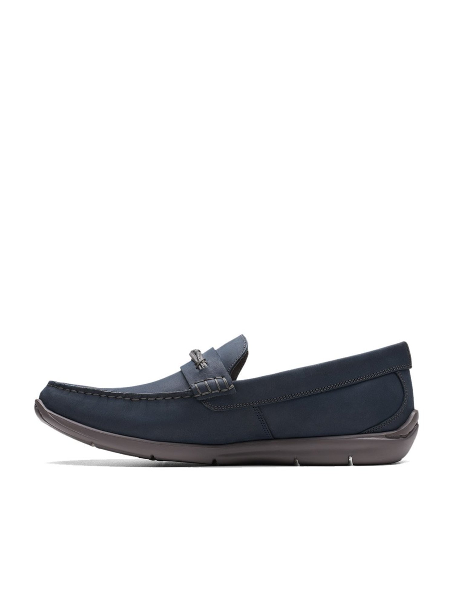 Clarks Men's Karlock Navy Loafers