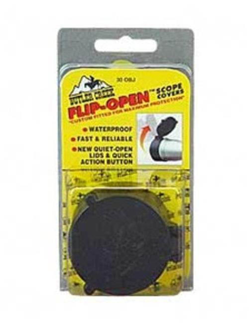 Butler Creek Flip-Open Scope Cover, Fits 1.612" Objective, Size 17, Black 30170