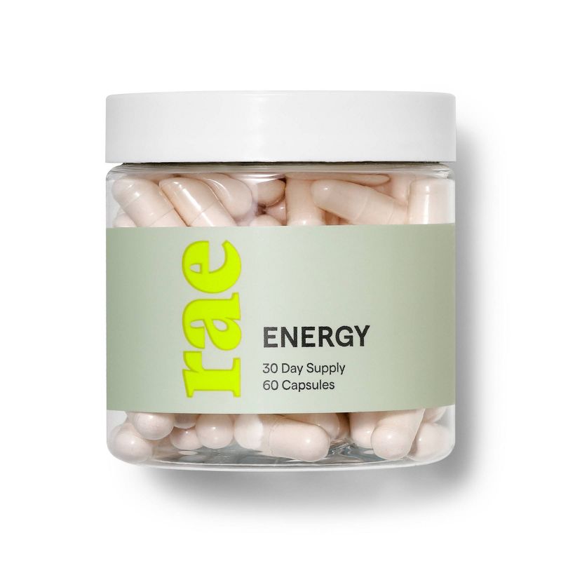 Rae Wellness Energy Dietary Supplement Capsules - 60ct