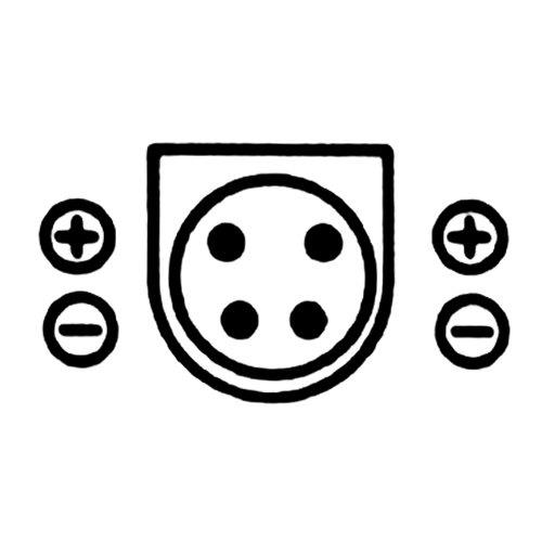 SLLEA 4-Pin DIAC/DC Adapter for Partner Tech PT-5500 All-in-One POS Terminal PartnerTech PT5500 Power Supply Cord Cable PS Charger Mains PSU