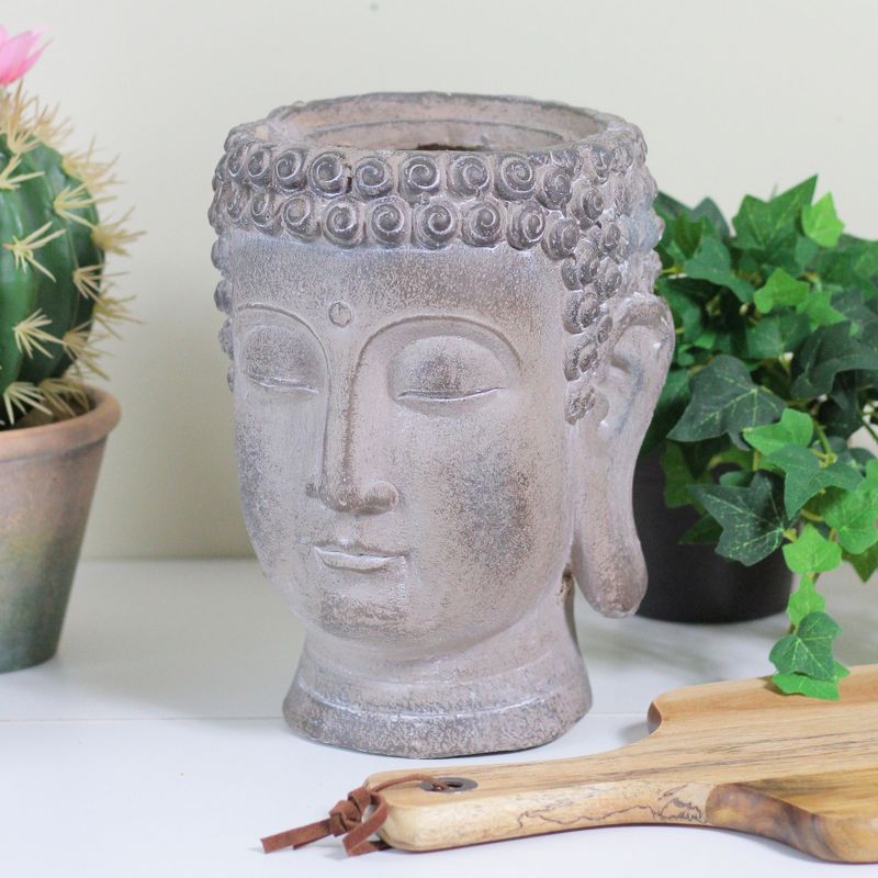 Set of 2 Planters with Stand Gold - CosmoLiving by Cosmopolitan