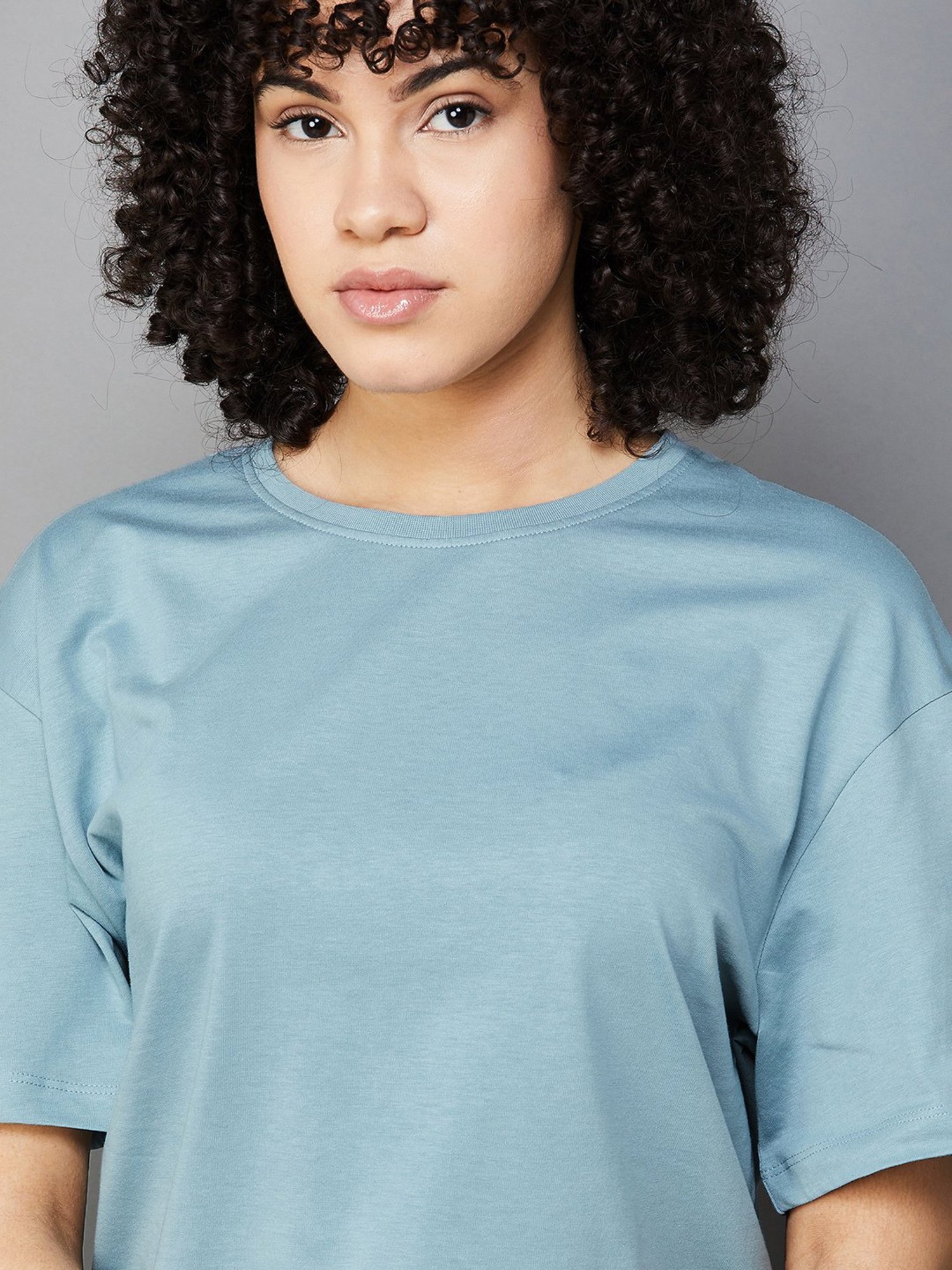 Fame Forever by Lifestyle Blue Regular Fit T-Shirt