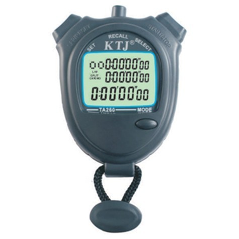 sports stopwatch Three rows of 60 channels seconds counter Track and field sports stopwatch Running a timer