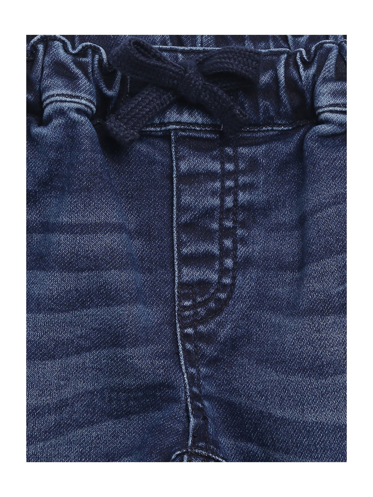 Chicco Boys Blue Solid Jeans