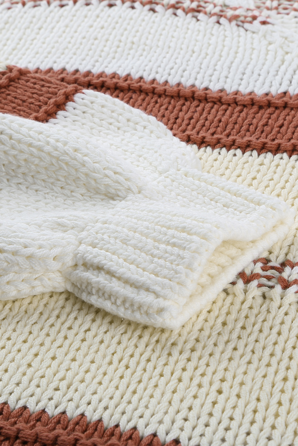 Karen Kane Long Sleeve Asymmetrical Hem Round Neck Sweater