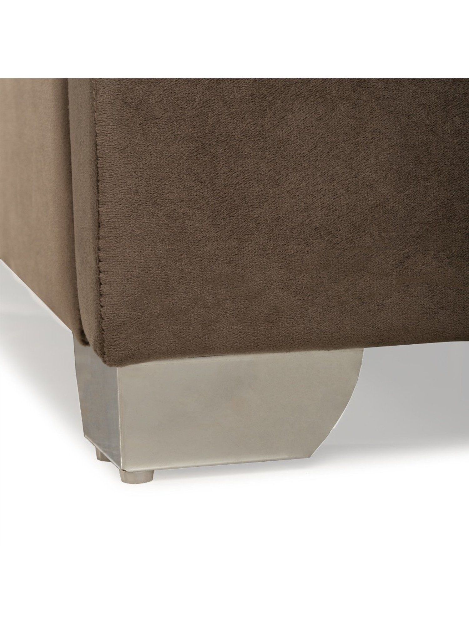 Durian Salvador Dark Brown Engineered Wood Queen Size Bed