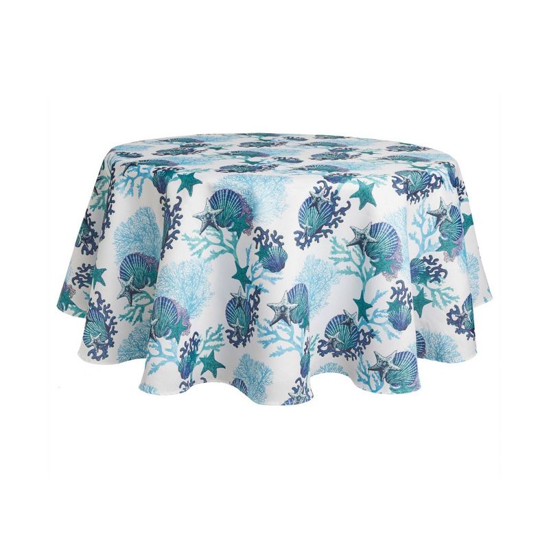 70" Coastal Coral Round Tablecloth - Fiesta