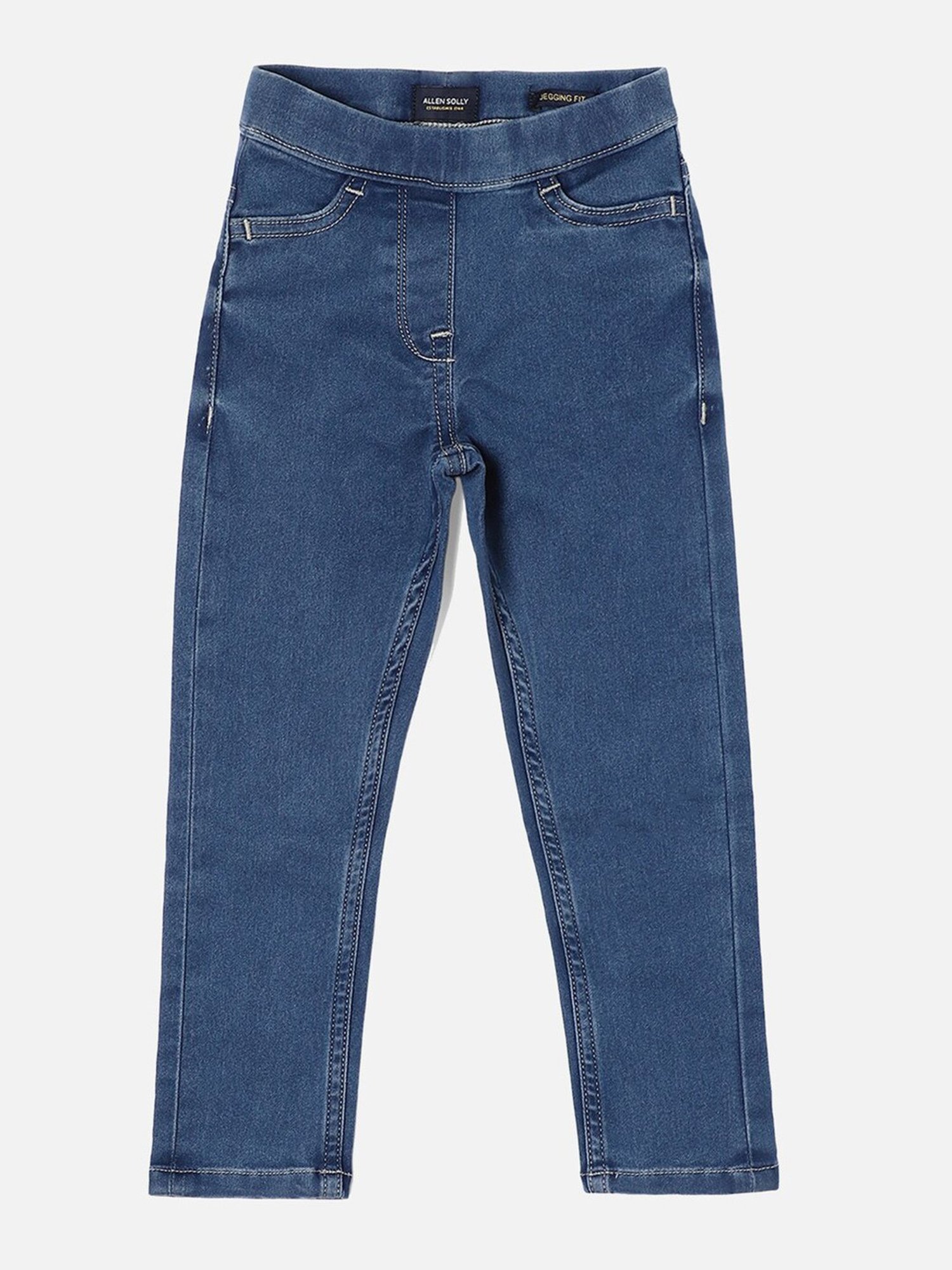 Allen Solly Junior Blue Solid Jeans