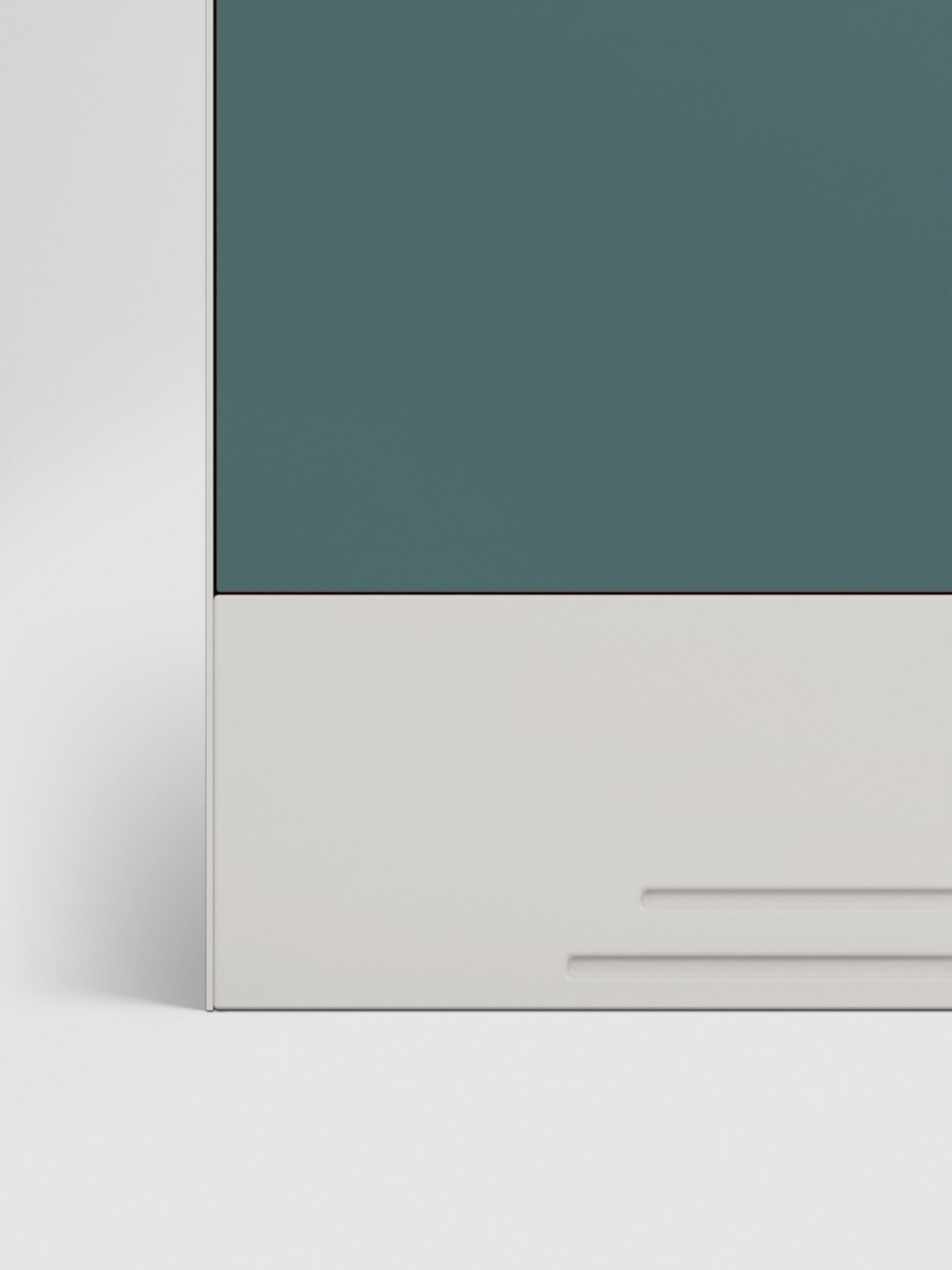 Godrej Interio Slimline 2-Door Steel Almirah, Tex Sea Pine (1-Year Warranty, 1 Locker)