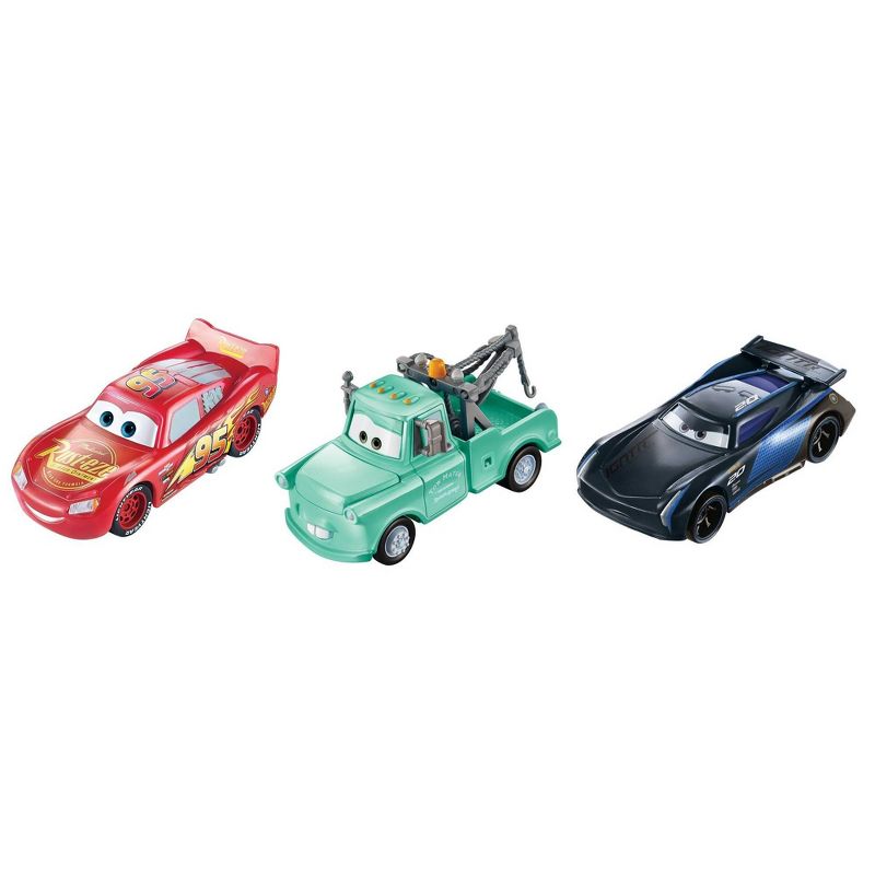 Disney Pixar Cars Color Changers Vehcile 3pk - Lightning McQueen, Mater, & Jackson Storm
