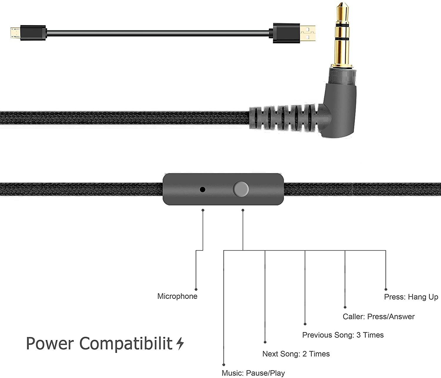 Bluetooth Headphones Riwbox XBT-880 Wireless Bluetooth Headphones Over Ear with Microphone and Volume Control Wireless and Wired Foldable Headset for iPhone/iPad/PC/Cell Phones/TV (Black&Grey)