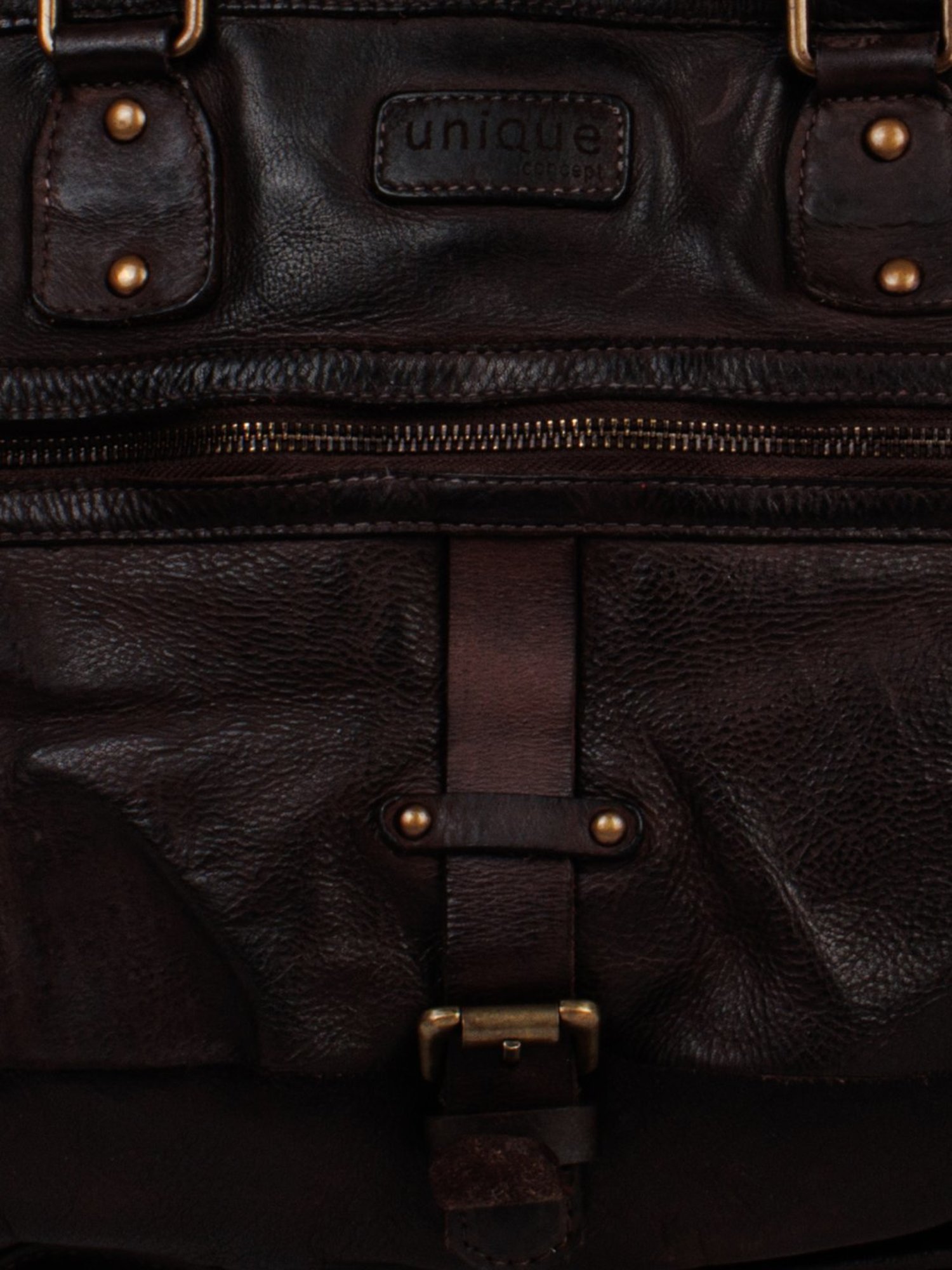 Art N Vintage Noah Brown Leather Solid Large Laptop Messenger Bag