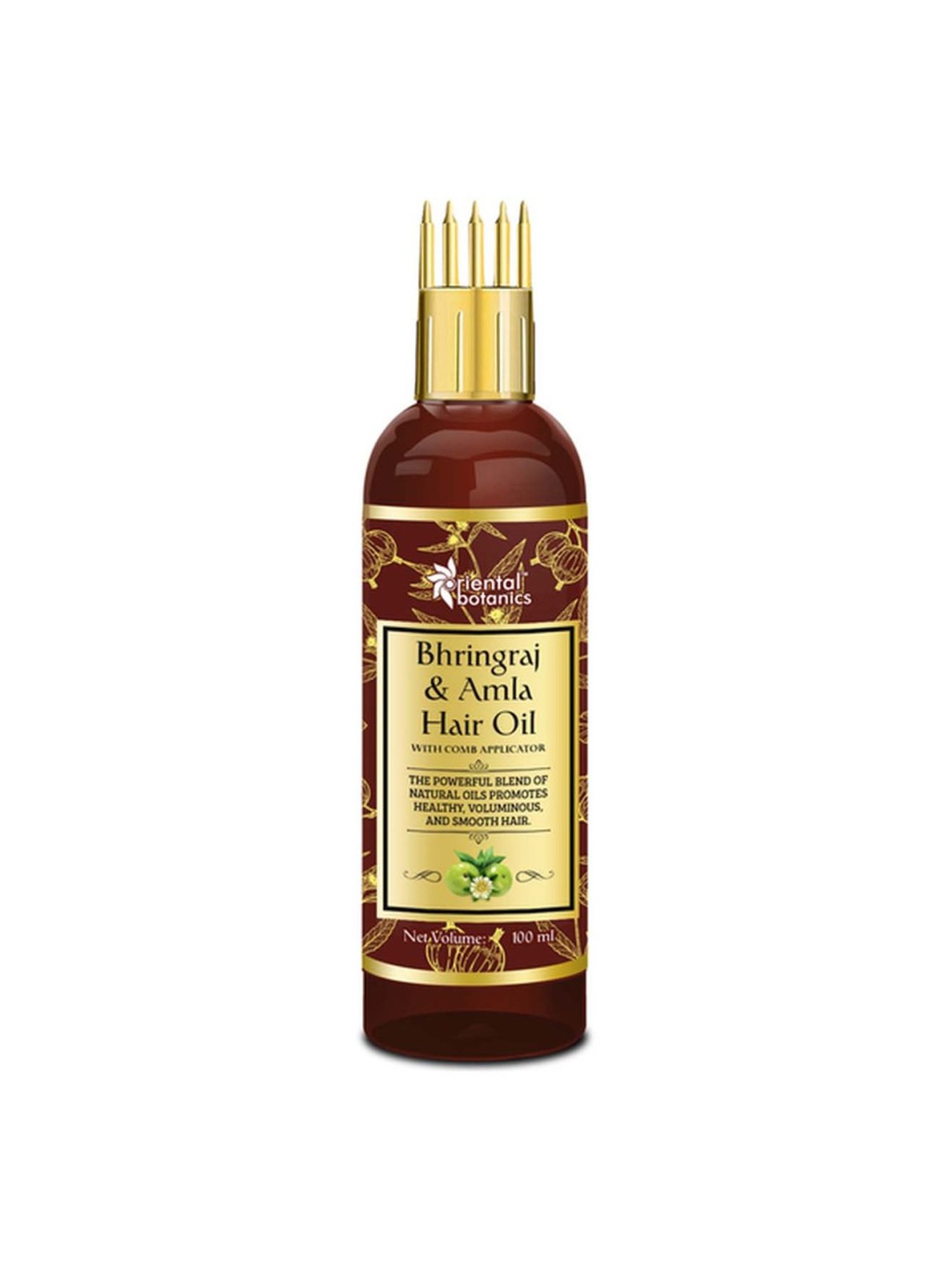 Oriental Botanics Bhringraj & Amla Hair Oil With Comb - 100 ml