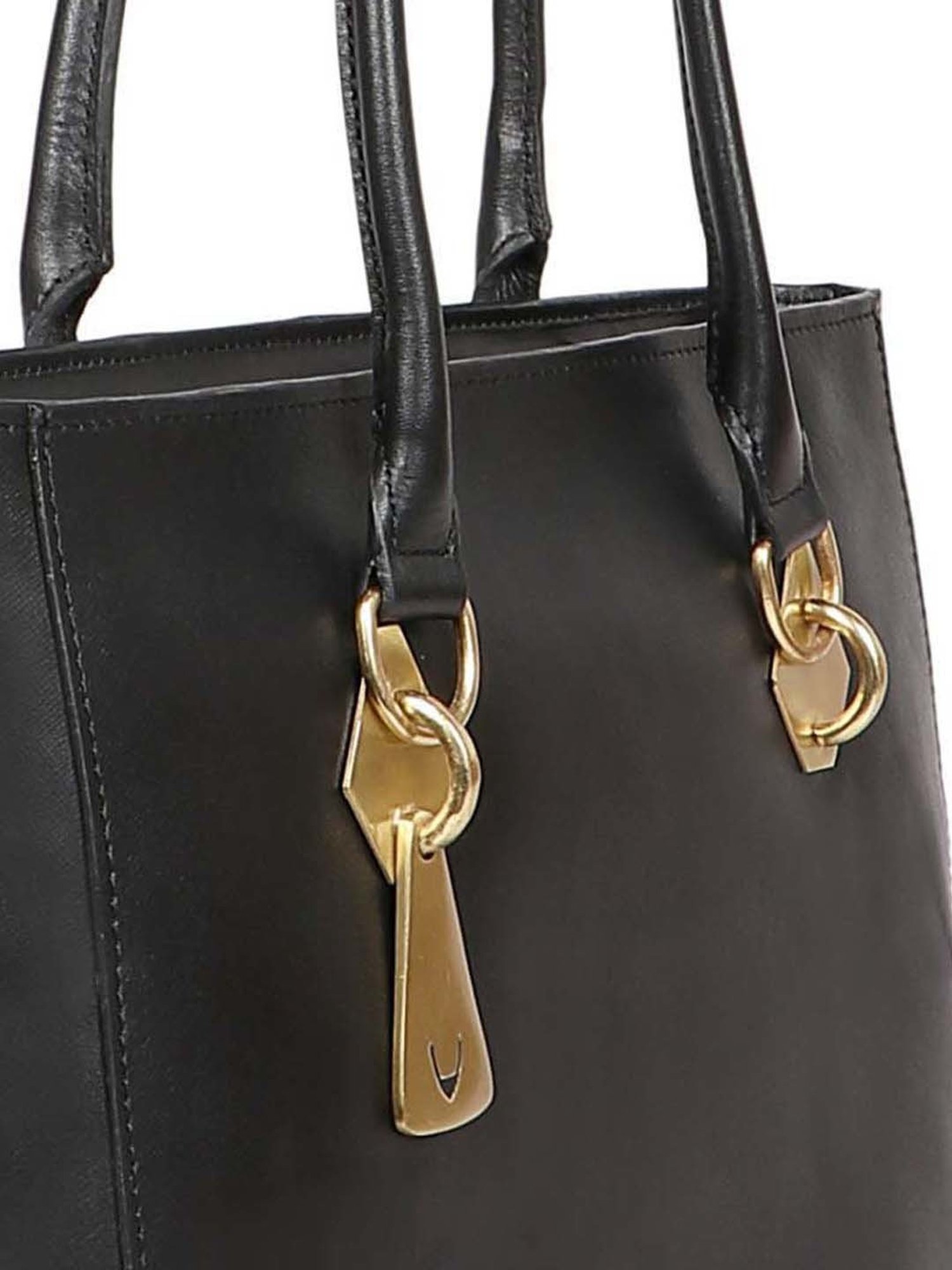 Hidesign Boulevard 06 Sb Black Solid Medium Tote Handbag