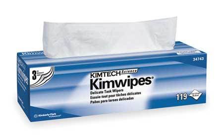 Kimwipes Task Wpr 3Ply 11.8X11.8 Whi 15/119