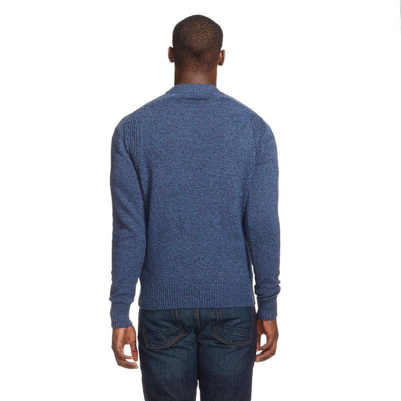 Dickies Men's Jersey High Crew w/Rib Detail Cadet Marl 2XL