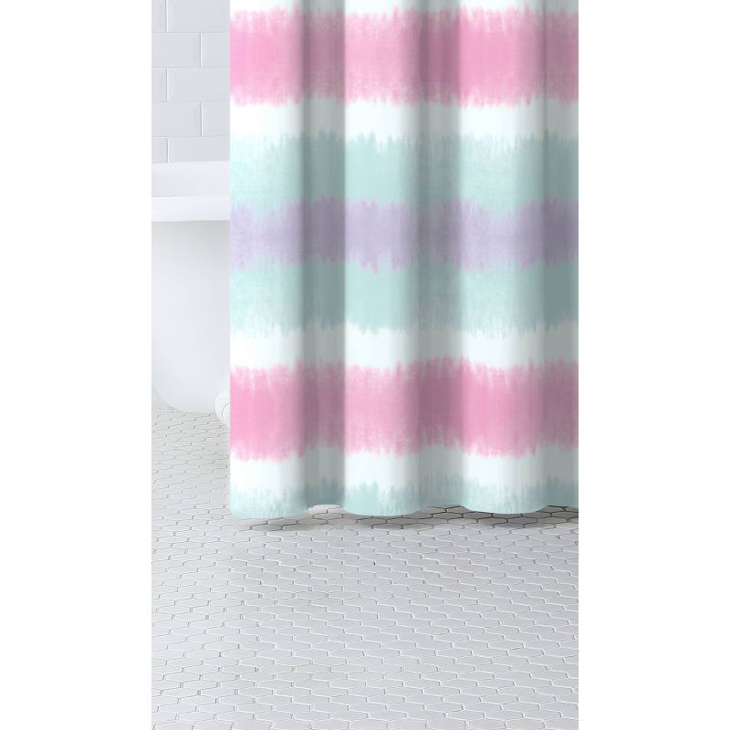 Tie Dye Stripe Shower Curtain - Dream Factory