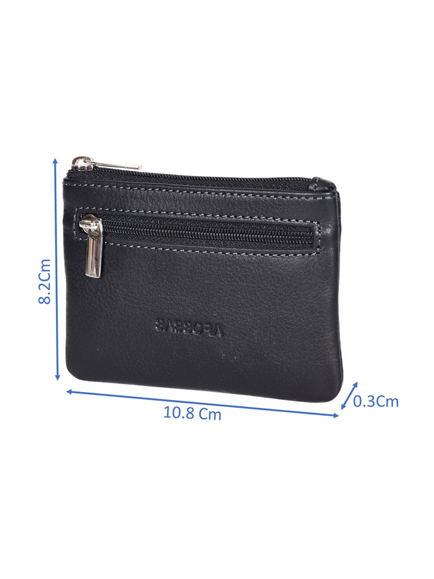 SASSORA Pablo Black Small Leather Key Case
