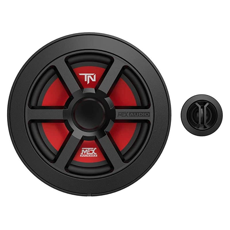 Terminator 6.5 Inch Woofer Cone Component Speaker Pair with 45 Watt RMS