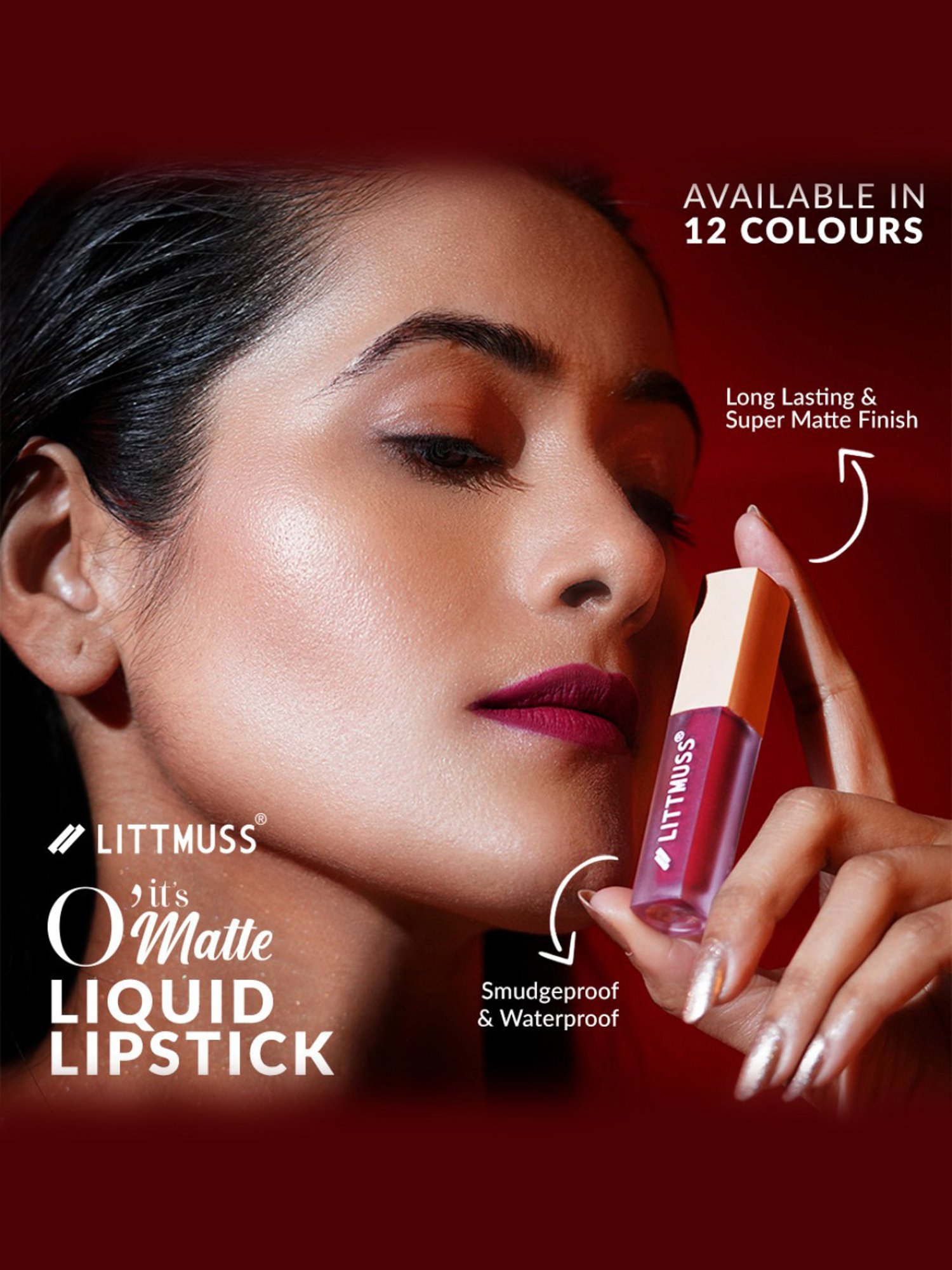 Littmuss O' It's Matte Liquid Lipstick Sizzling Pink - 2.5 ml