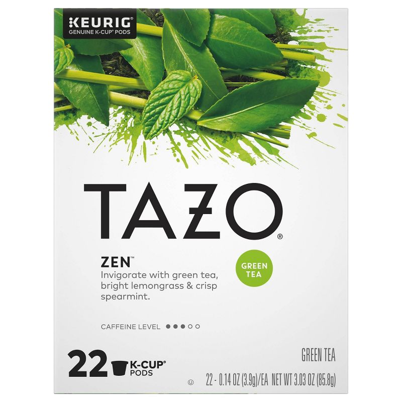 Tazo Zen Tea - Green Tea Keurig K-Cup Pods - 22ct