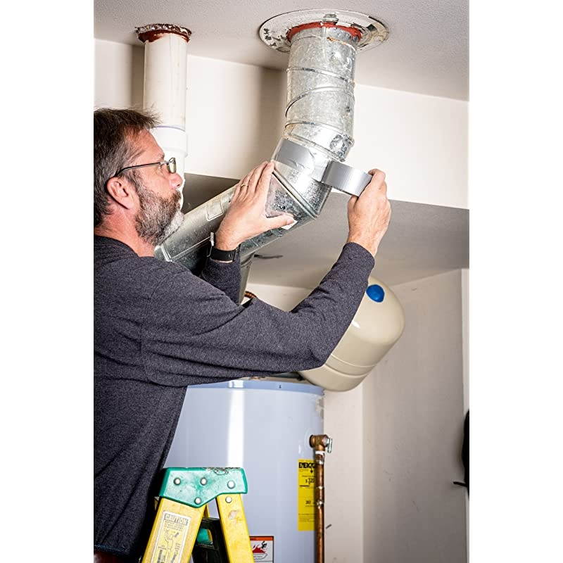 Duty Silver Duct Tape - 5 Roll Multi Pack - 30 Yards x 2 Inch - Strong, Flexible, No Residue, All-Weather and Tear by Hand - Bulk Value for Do-It-Yourself Repairs, Industrial, Professional Use