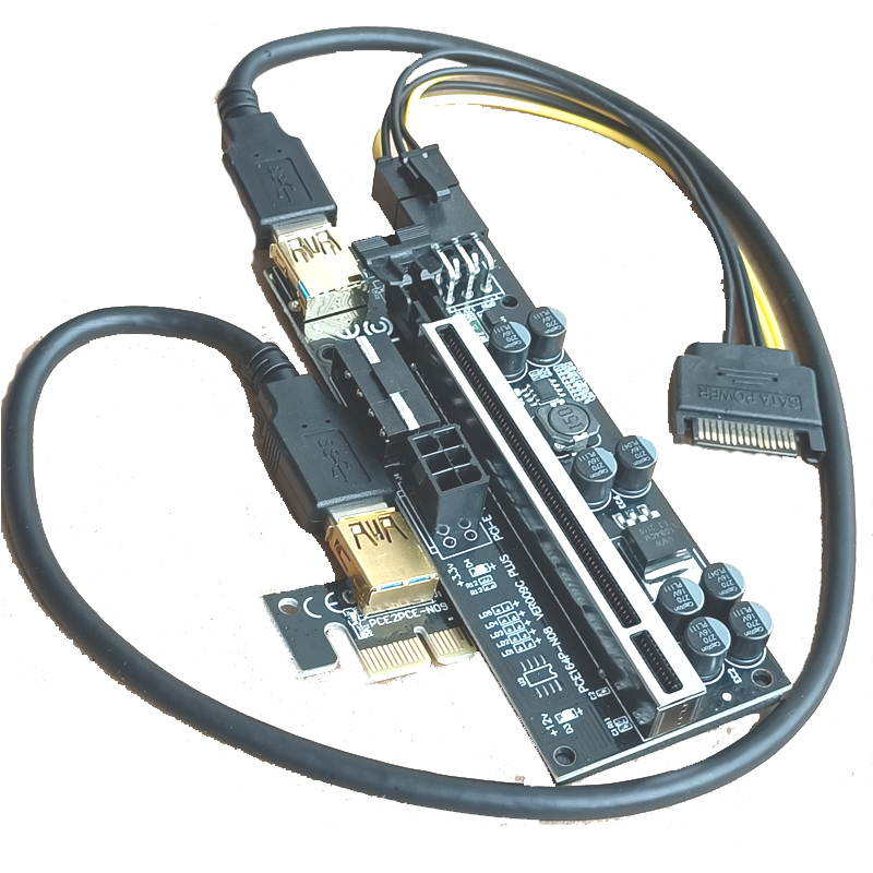 iStarUSA DD-666-2U-M 2U PCIe x16 to PCIe x16 Riser Card Middle Position