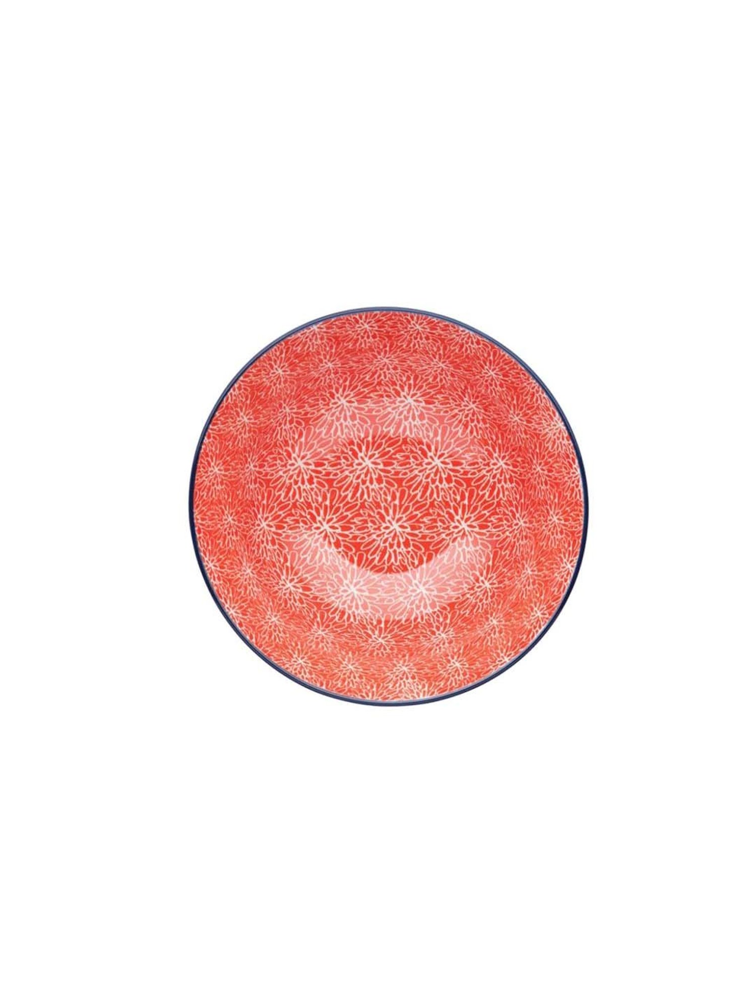 KitchenCraft Red Stoneware Fruit Bowl