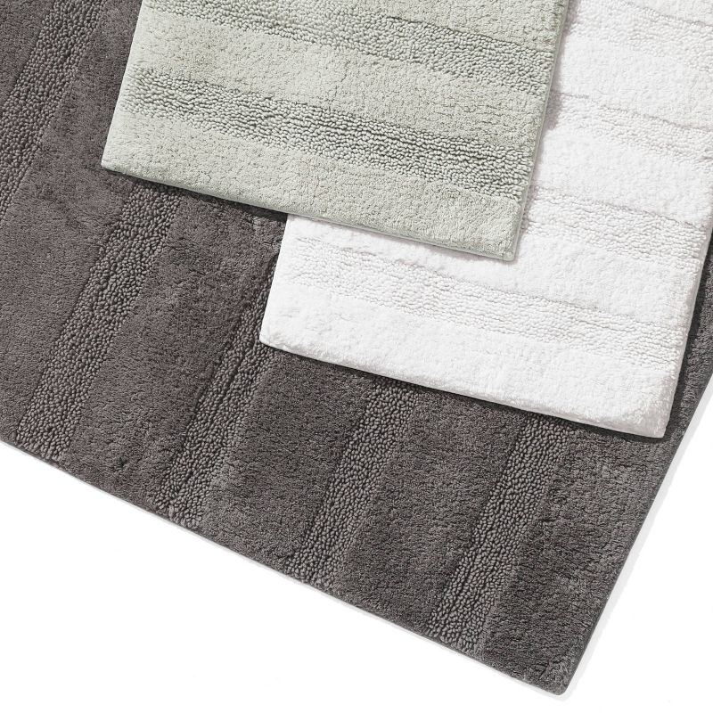 2pc Manchester Solid Bath Rug Set Light Gray - ED Ellen DeGeneres