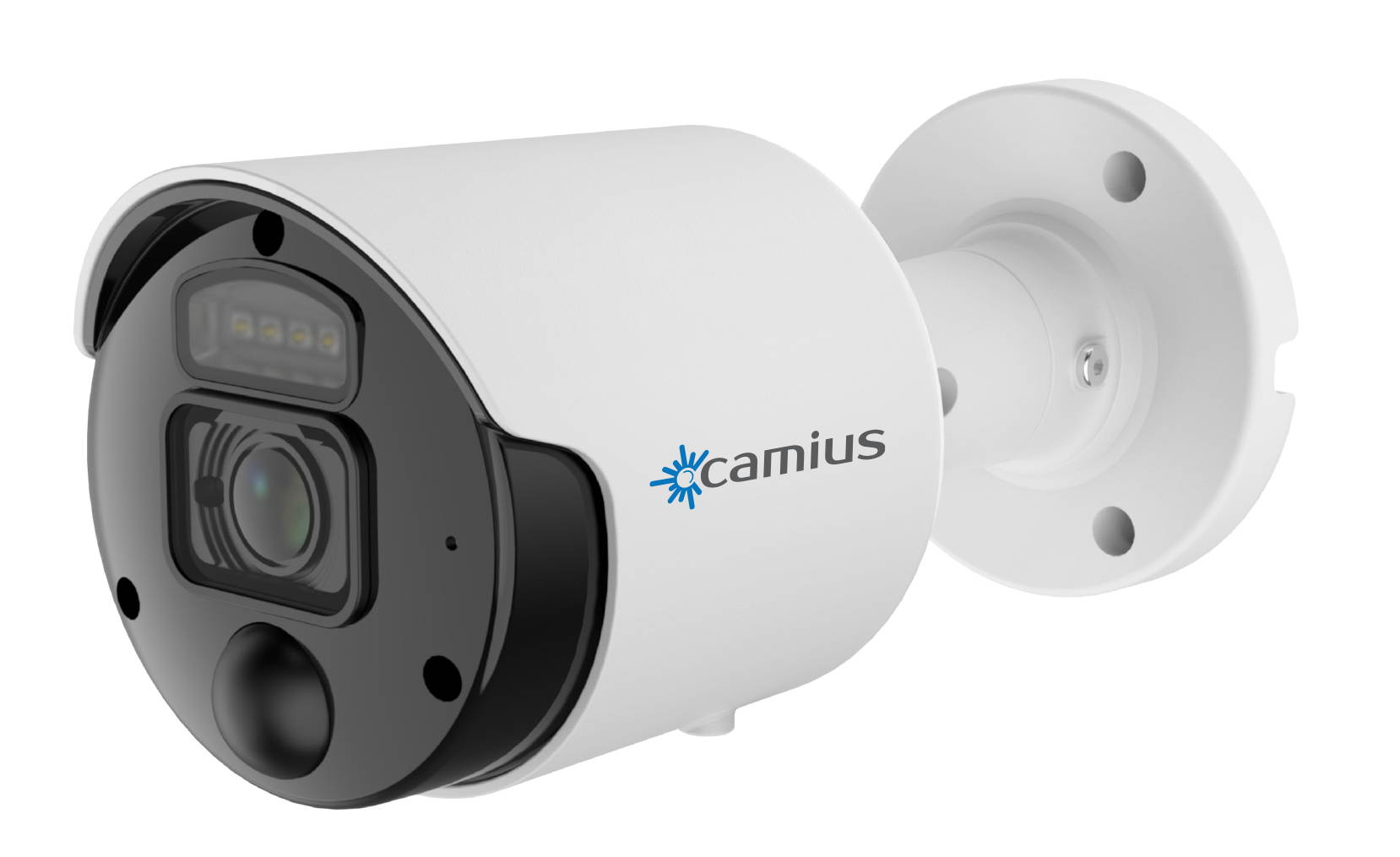 Camius Spot8R 4K PoE Spotlight Security Camera, 1-Way Audio - built-in mic, Micro SD slot, night vision, RTSP, P2P, Browser, PC, Mac, Mobile view, PIR, Sound, Face, Vehicle Smart Detection