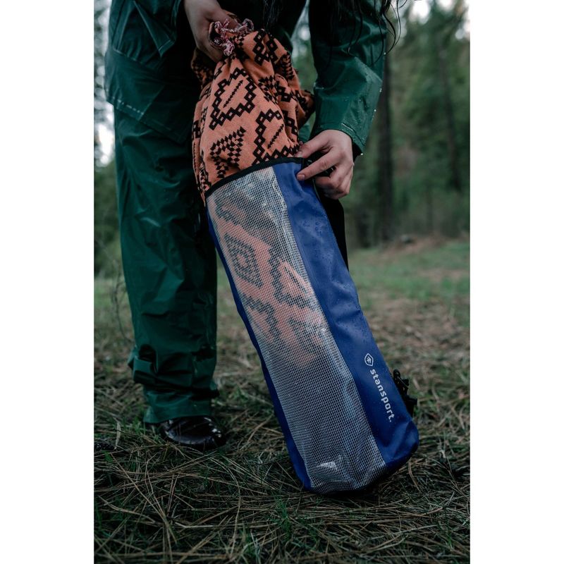 Stansport Waterproof Dry Gear Bag With Clear Front Panel 10L Blue