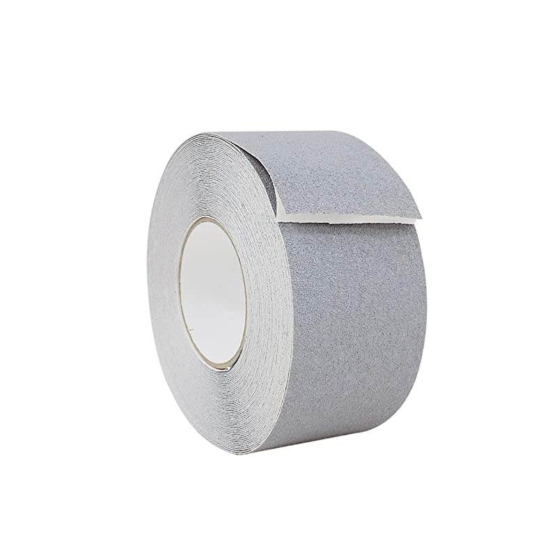 NST-20C Strong Grip Anti Slip Tape Safety Track Gray - 6 inch x 60 ft. - 60 Grit Non Skid Weather Proof Indoor & Outdoor Traction Tape No Slip (Available in Multiple Colors)