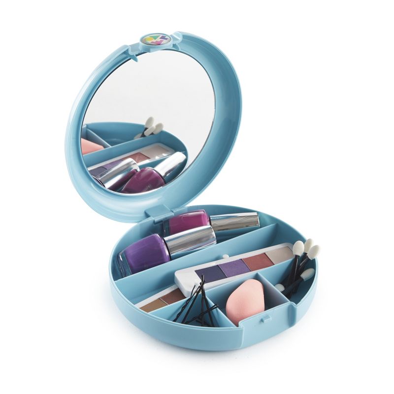 Retro Caboodles Cosmetic Compact- Sky Blue