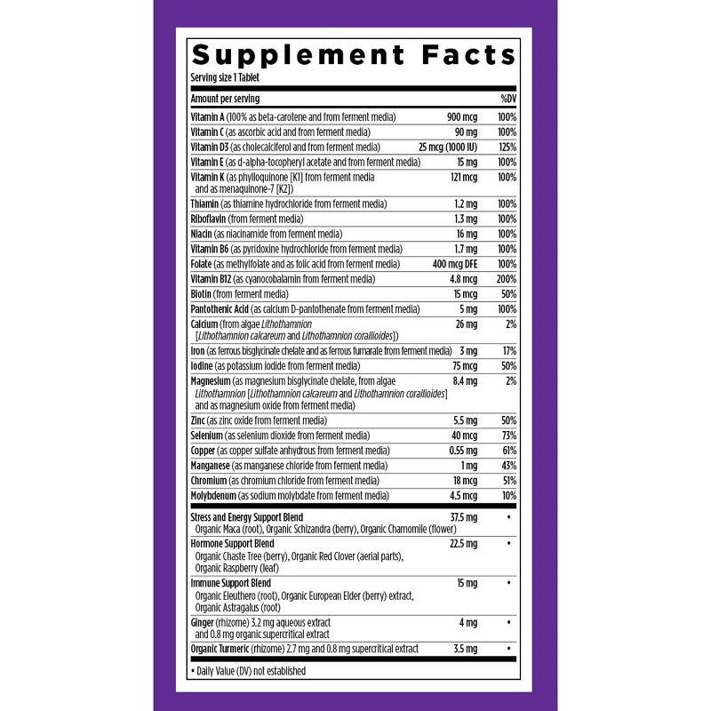 New Chapter Women's One Daily Multivitamin Tablets - 30ct