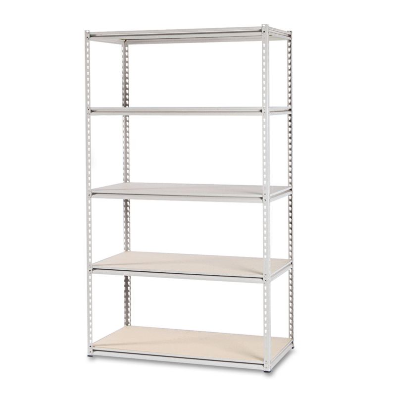 Tennsco Stur-D-Stor Shelving Five-Shelf 48w x 24d x 84h Sand LSS482484