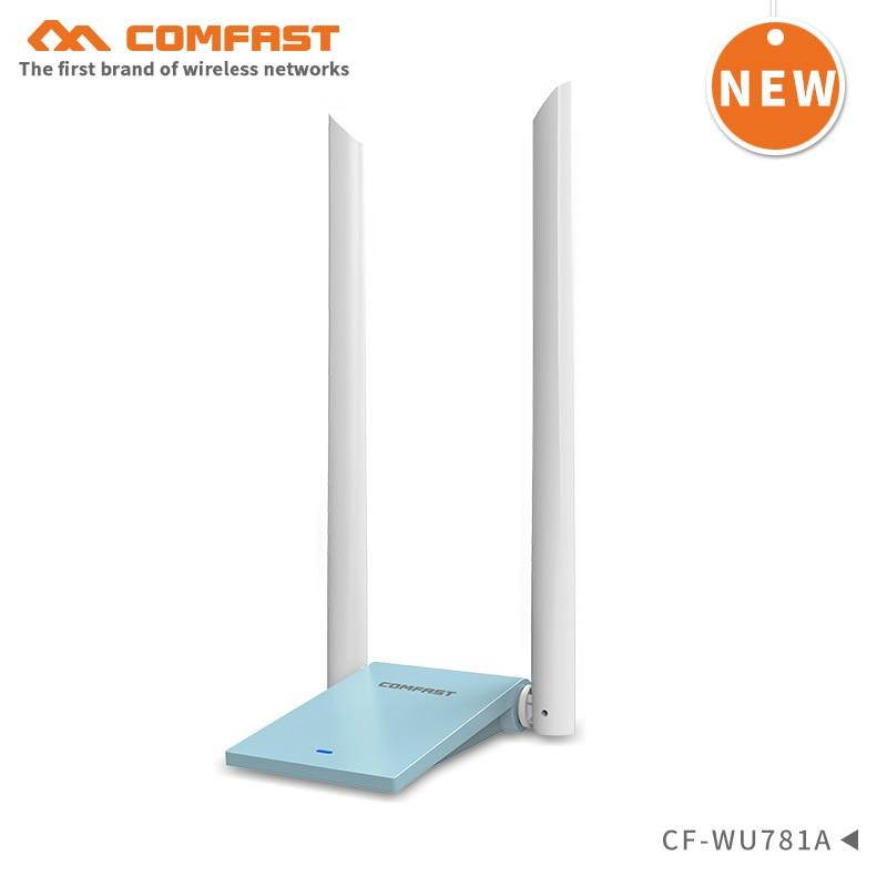 Desktop driver Dual WiFi high Band power Free Wireless 802.11 5.8Ghz with antennas network card PC 2*6dBi 600Mbps use AC Adapter