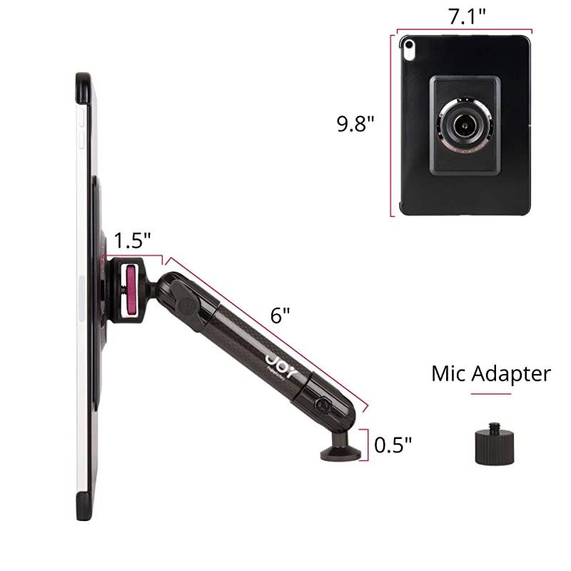 MagConnect Carbon Fiber TripodMicrophone Stand Mount for iPad Pro 11 MMA7001