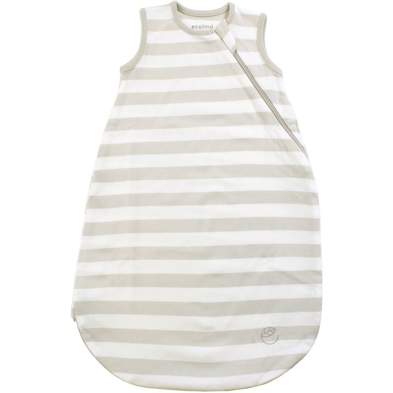 Ecolino Organic Cotton Sleep Sack Swaddle Wrap - Silver 6-18 Months