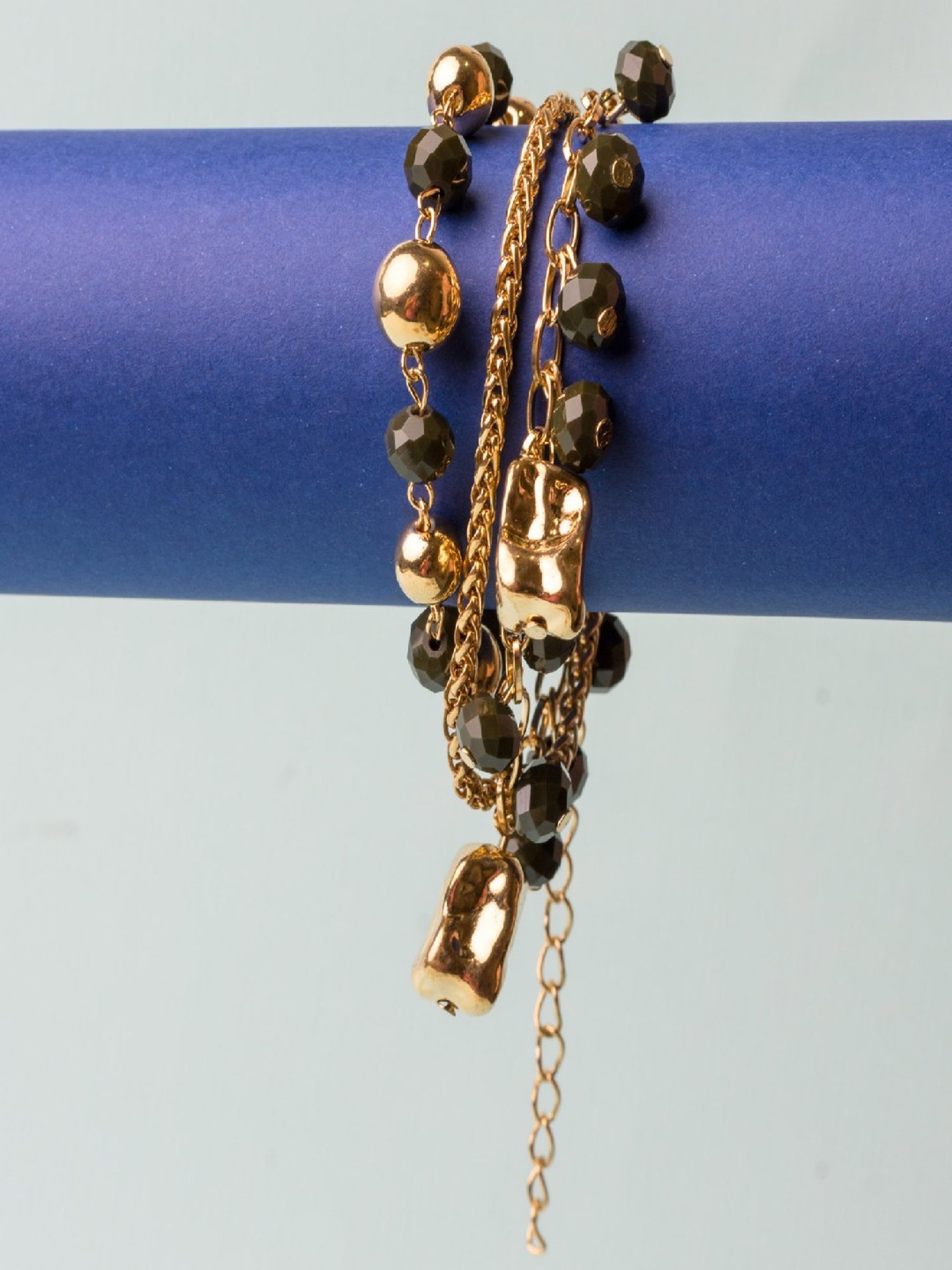 Jewelz Black Beads Stylish Bracelets for Women