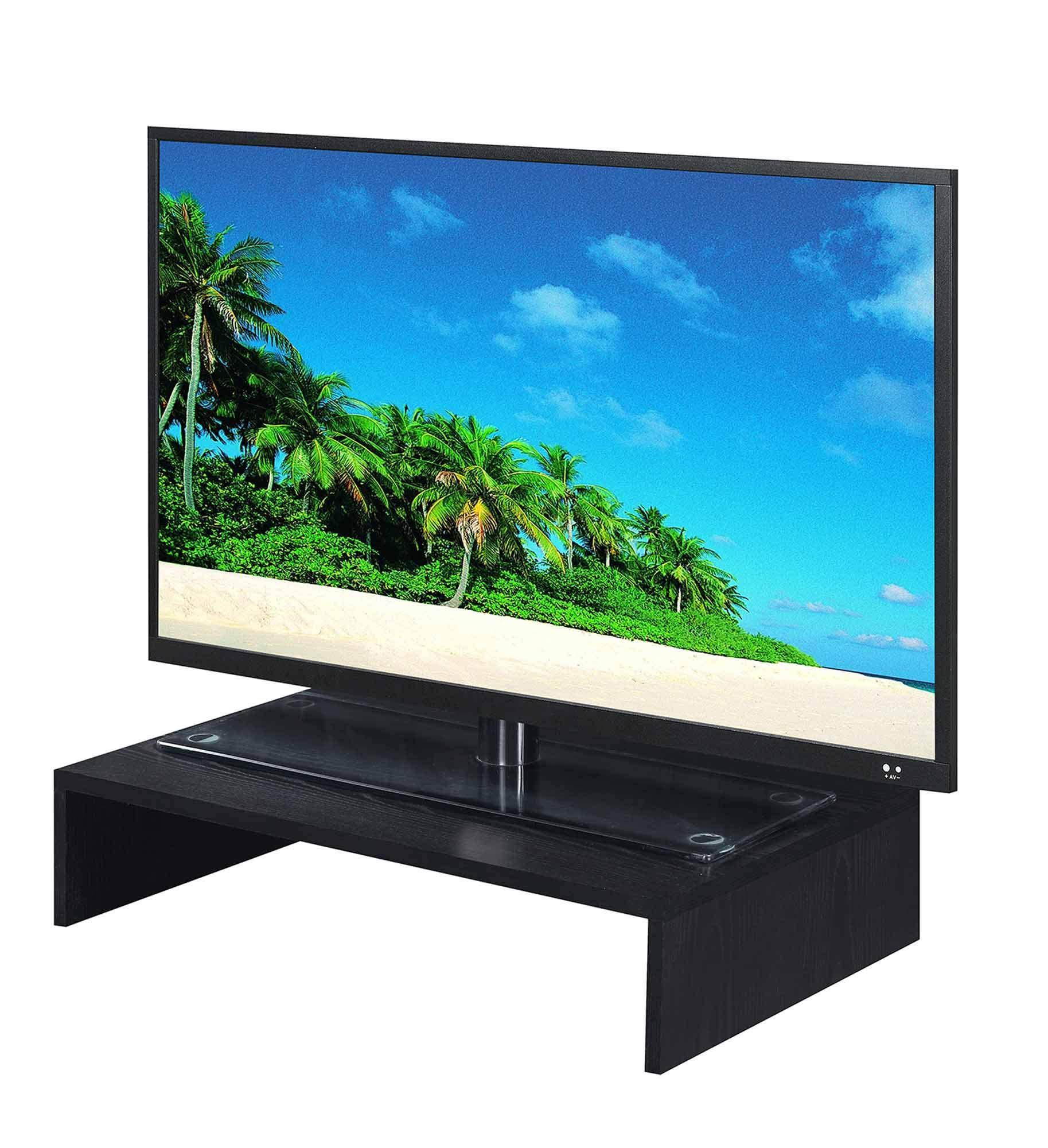 Designs2Go Small TV / Monitor Riser, Black