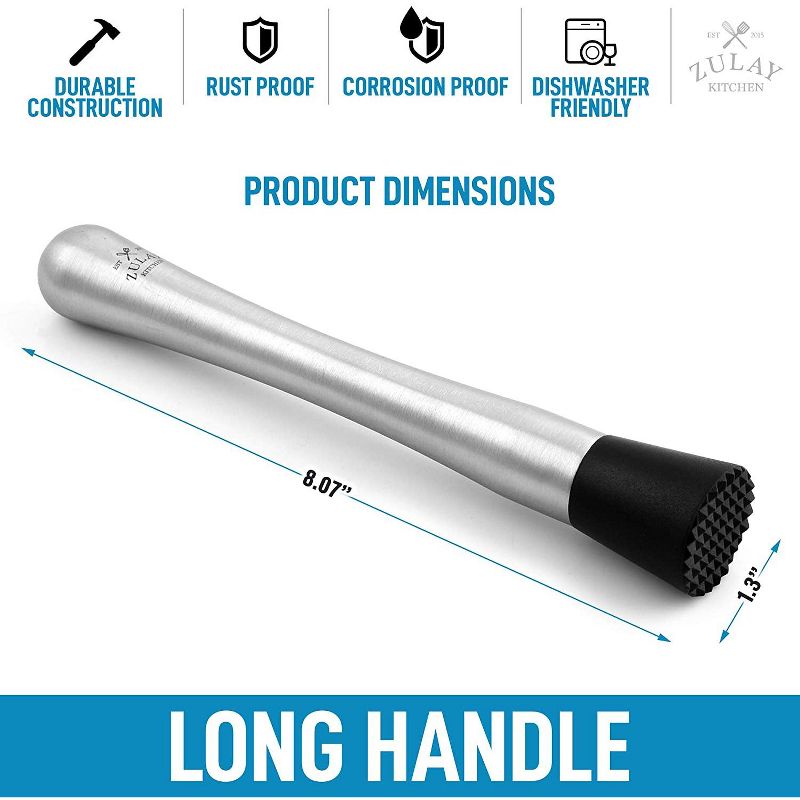 Zulay Kitchen SS Muddler